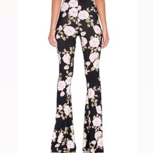 Show Me Your MuMu Bam Bam Floral Bell Bottoms